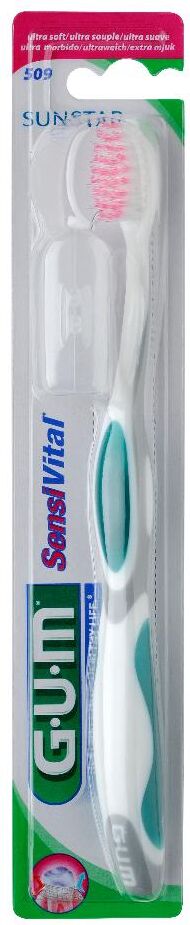 sunstar italiana srl gum sensivital spazzolino ultra morbido 509 - igiene orale per denti sensibili e delicati