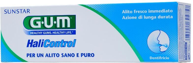 sunstar italiana srl gum halicontrol dentifricio gel alito fresco 75ml - igiene orale avanzata e freschezza duratura