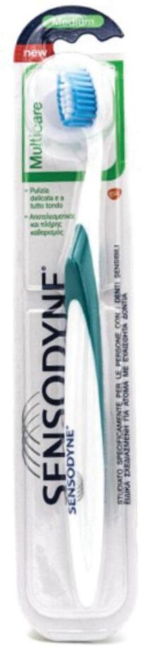 haleon ch sensodyne - spazzolino multicare, 1 pezzo - pulizia completa per una bocca sana