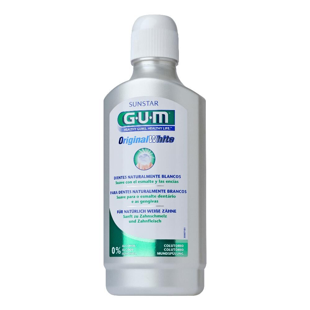 sunstar gum original white collutorio - 500ml di igiene orale avanzata e sbiancamento dentale
