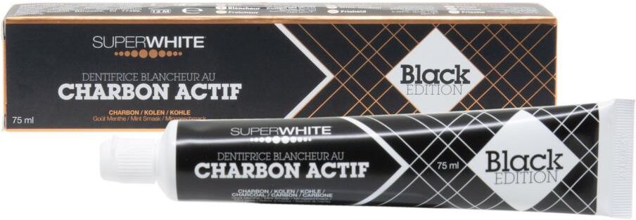 biosynex sa superwhite dentif carbone bl e