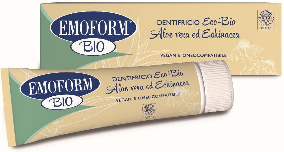 polifarma benessere srl emoform bio - dentifricio 75 ml