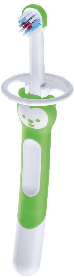 baby italia mam training brush spazzolino per bambini colore verde 5+ mesi