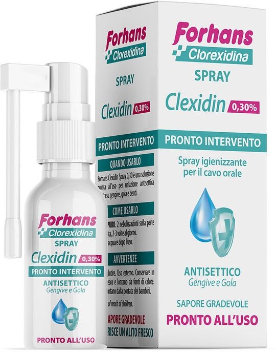 Uragme Srl Forhans Clexidin - Spray igienizzante per il cavo orale 50 ml