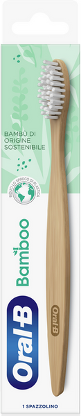 Procter &amp; Gamble Srl Oral-B - Bamboo 1 Spazzolino, Spazzolino da Denti in Bambù