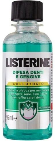 Johnson & Johnson Listerine - Difesa Denti e Gengive Collutorio 95ml - Protezione Orale Avanzata