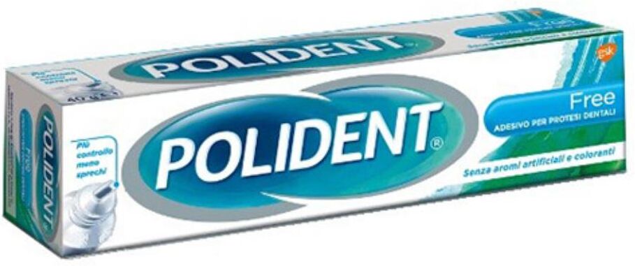 Haleon Ch Polident Free - Adesivi per Protesi Dentali 70g, Massima Tenuta e Comfort