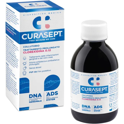 Curasept Collutorio con Clorexidina 0.12 con ADS, 200 ml Curasept Collutorio con Clorexidina 0.12 con ADS, 200 ml