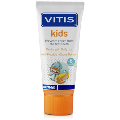 Vitis Kids Gel Dentale Ciliegia - Dentifricio Vitis Kids Gel Dentale Ciliegia - Dentifricio