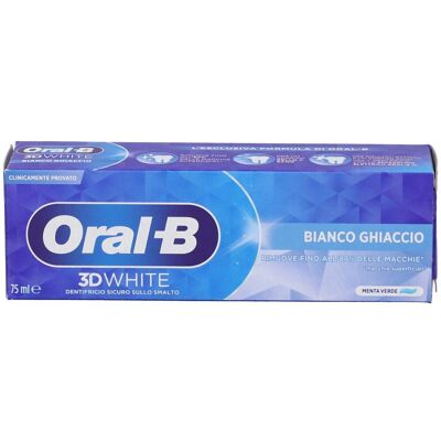 PROCTER & GAMBLE SRL Oral-B 3D White Bianco Ghiaccio Dentifricio, 75 ml PROCTER & GAMBLE SRL Oral-B 3D White Bianco Ghiaccio Dentifricio, 75 ml