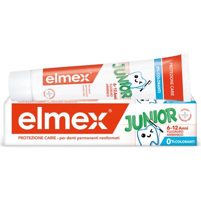 COLGATE-PALMOLIVE COMMERC.Srl Elmex Dentifricio Junior 6-12 Anni 75ml – Protezione Carie Denti Permanenti COLGATE-PALMOLIVE COMMERC.Srl Elmex Dentifricio Junior 6-12 Anni 75ml – Protezione Carie Denti Permanenti