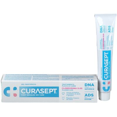 Curasept Dentifricio Clorexidina 0.05 con ADS e Fluoro 75ml Curasept Dentifricio Clorexidina 0.05 con ADS e Fluoro 75ml