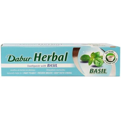 Dentifricio Ayurvedico al Basilico Dabur 100 ml - Dentifricio Dentifricio Ayurvedico al Basilico Dabur 100 ml - Dentifricio