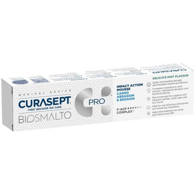 Curasept Biosmalto Carie Abrasione Erosione Mousse Azione D’Urto Menta, 50ml Curasept Biosmalto Carie Abrasione Erosione Mousse Azione D’Urto Menta, 50ml