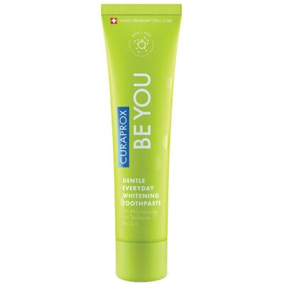 CURADEN AG Curaprox Be You - Dentifricio Mela e Aloe, 60ml, Delicato e Sbiancante CURADEN AG Curaprox Be You - Dentifricio Mela e Aloe, 60ml, Delicato e Sbiancante
