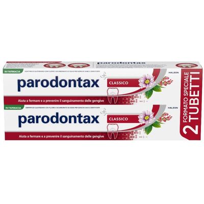 Haleon Italia Srl Parodontax Classico Dentifricio - 2 x 75ml Haleon Italia Srl Parodontax Classico Dentifricio - 2 x 75ml