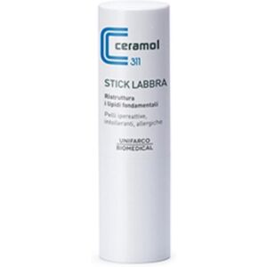 Unifarco Spa Ceramol 311 Stick Labbra 4,5g - Idratazione e Protezione per Labbra Morbide