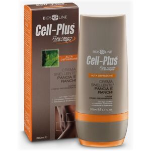 Bios Line Cell plus Crema Snellente Pancia Fianchi 200ml - Trattamento Cosmetico Snellente