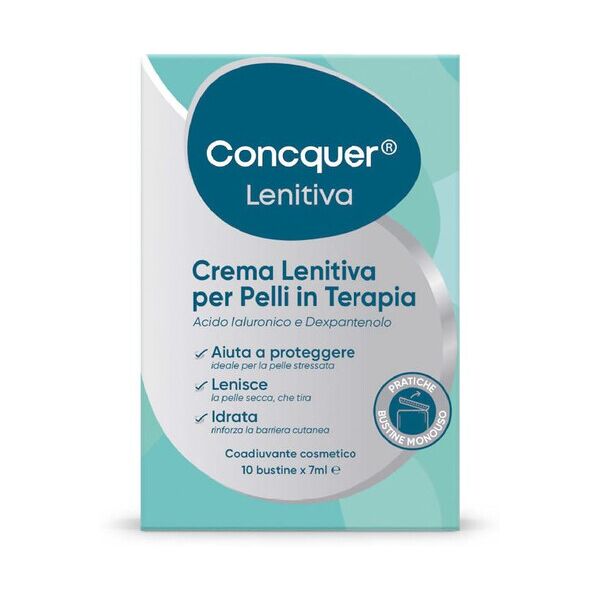 ekuberg pharma s.u.r.l. concquer crema lenitiva 10x7ml