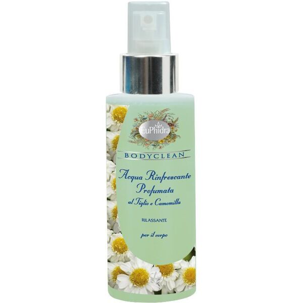 zeta farmaceutici spa euphidra bodyclean acqua rinfrescante tiglio e camomilla 100ml - sensazione di freschezza e benessere