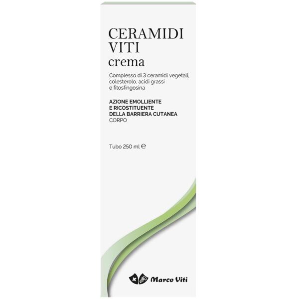 marco viti farmaceutici spa ceramidi viti crema 250ml - idratazione intensa per una pelle giovane e sana