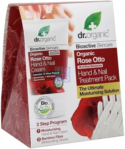 optima naturals srl dr organic - crema mani con guanto in bambù special pack, idratazione intensa