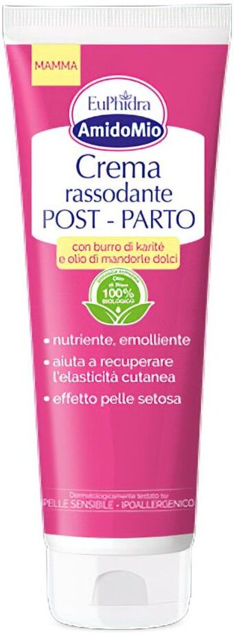 zeta farmaceutici spa euphidra - amido mio crema rassodante post parto 200ml - cura naturale per tonificare la pelle dopo il parto