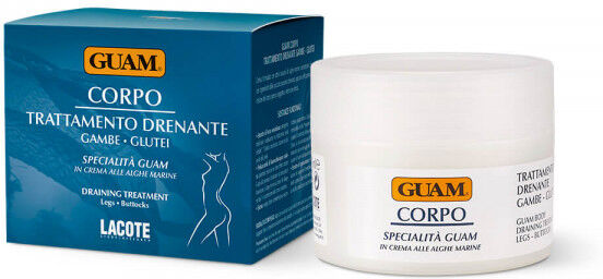 lacote srl guam - trattamento drenante gambe glutei corpo 200ml - riduci gonfiore e ritenzione idrica