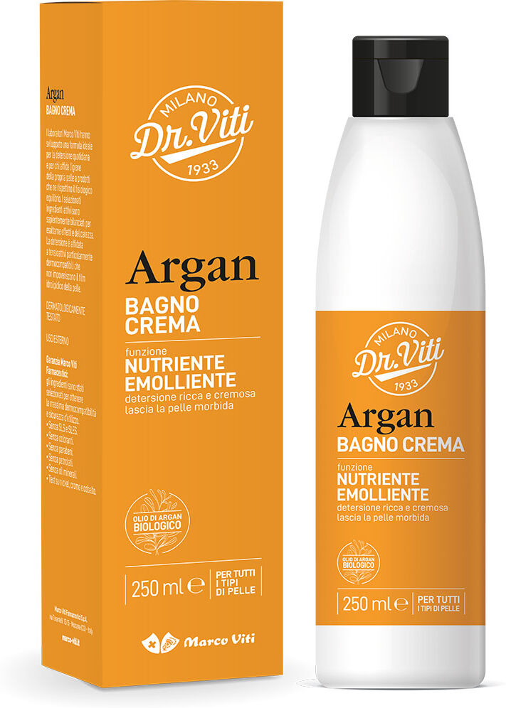 marco viti farmac argan bagno crema nutriente emolliente 250ml - cura idratante del corpo