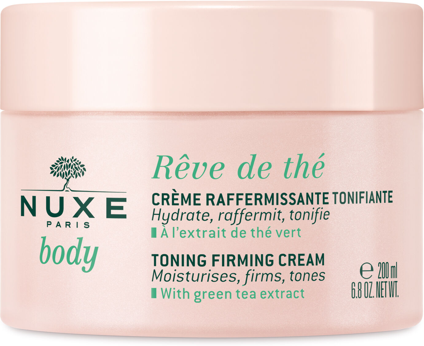 nuxe - rÊve de thÉ crema rassodante tonificante 200ml - trattamento corpo idratante