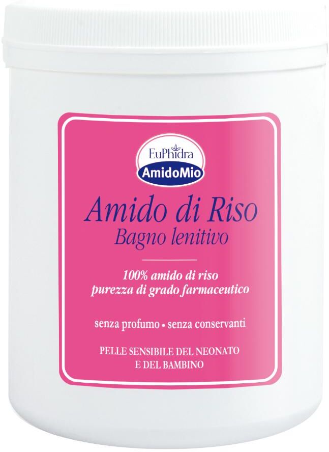 zeta farmaceutici spa euphidra amidomio amido di riso bagno lenitivo - polvere di riso naturale per un bagno lenitivo in 200g