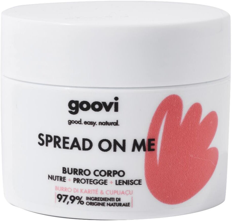 the good vibes company srl goovi burro corpo 150ml - nutriente e idratante con olio di argan bio