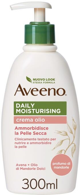 Johnson & Johnson Aveeno Daily Moisturising Crema Olio Idratante 300 ml - Idratazione Ricca per la Tua Pelle