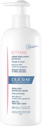 Ducray Ictyane - Crema Emolliente Nutritiva 400 ml