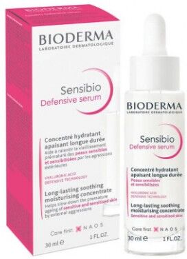 Bioderma Sensibio Defensive Siero Idratante/Lenitivo 30ml - Concentrato Idratante Lenitivo A Lunga Durata