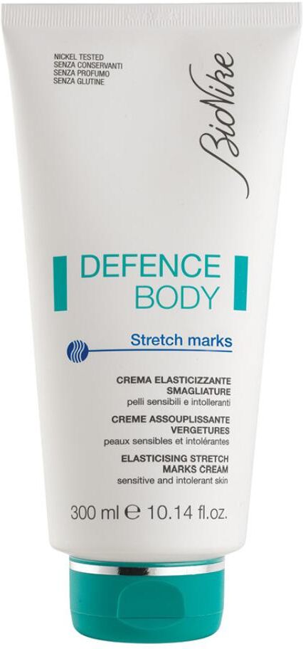 DEFENCE BODY STRETCH MARKS CREMA ELASTICIZZANTE SMAGLIATURE BIONIKE 300ML - Riduci e Previene le Smagliature con Cura Naturale