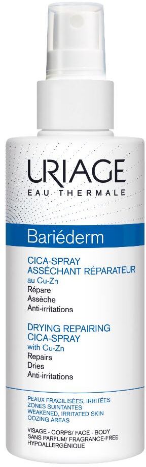 Uriage Bariederm - Cica-Spray Riparatore 100ml per Pelle Irritata