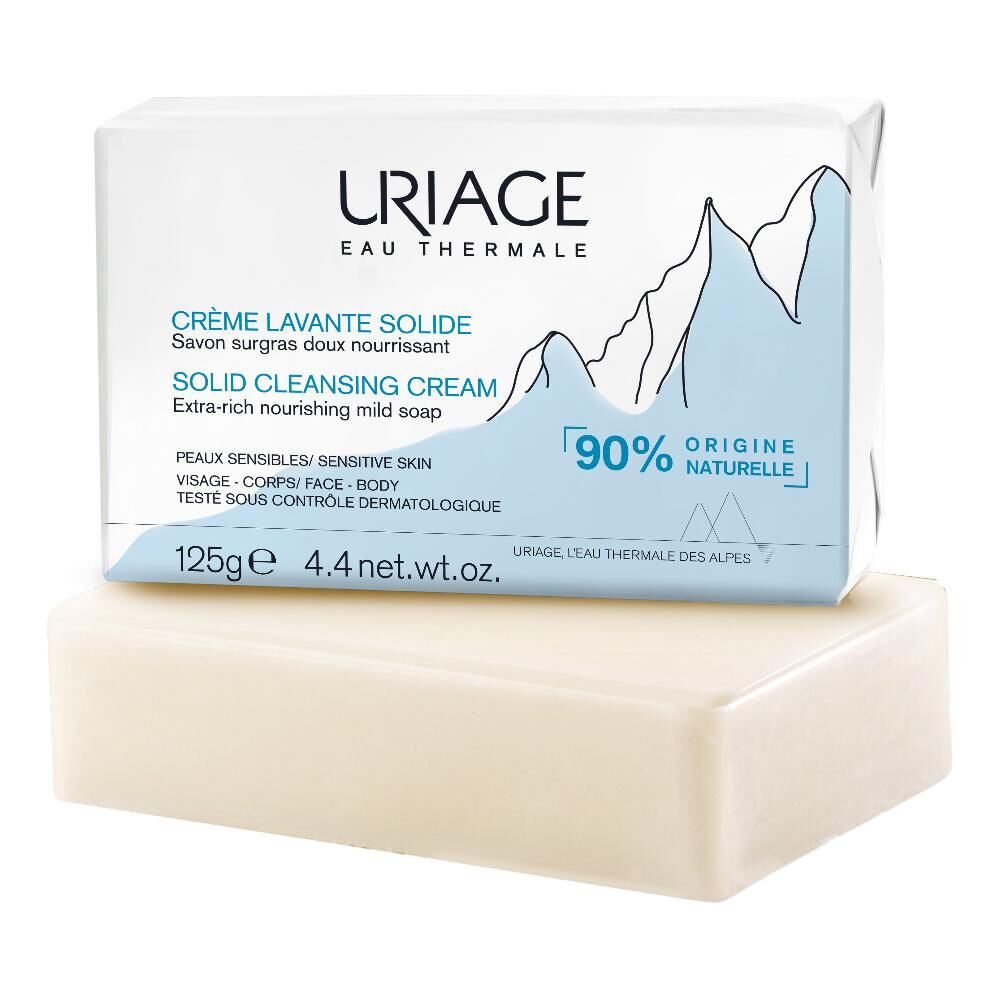 Uriage - Crema Detergente Solida 125g per Pulizia Delicata