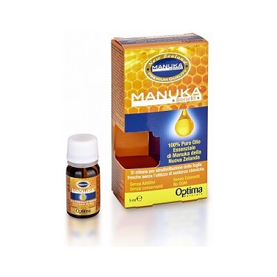 OPTIMA NATURALS Srl Olio Essenziale di Manuka Manuka Benefit - 5 ml - Antimicrobico Naturale OPTIMA NATURALS Srl Olio Essenziale di Manuka Manuka Benefit - 5 ml - Antimicrobico Naturale