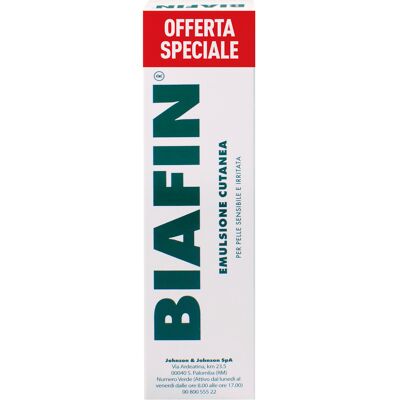 Johnson & Johnson Spa Biafin - Emulsione Idratante per la Pelle - Supporto alla Rigenerazione Cutanea Johnson & Johnson Spa Biafin - Emulsione Idratante per la Pelle - Supporto alla Rigenerazione Cutanea