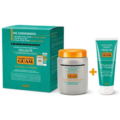 Lacote Srl Guam Fanghi d'Alga Anticellulite - 1kg + Gel 250ml Lacote Srl Guam Fanghi d'Alga Anticellulite - 1kg + Gel 250ml