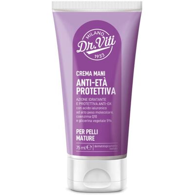 MARCO VITI FARMACEUTICI SpA Dr. Viti Crema Mani Anti-Età Protettiva, 75 ml MARCO VITI FARMACEUTICI SpA Dr. Viti Crema Mani Anti-Età Protettiva, 75 ml