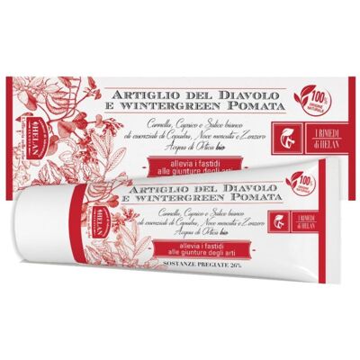 HELAN COSMESI Srl Helan I Rimedi Artiglio Del Diavolo Wintergreen Pomata 75ml - Sollievo Naturale e Nutrizione Profonda HELAN COSMESI Srl Helan I Rimedi Artiglio Del Diavolo Wintergreen Pomata 75ml - Sollievo Naturale e Nutrizione Profonda