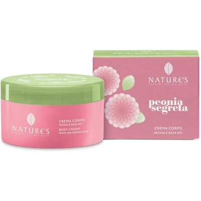 BIOS LINE SpA Nature's Peonia Crema Corpo Idratante, 200 ml BIOS LINE SpA Nature's Peonia Crema Corpo Idratante, 200 ml