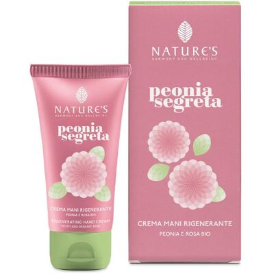 BIOS LINE SpA Nature's Peonia Crema Mani Rigenerante, 50 ml BIOS LINE SpA Nature's Peonia Crema Mani Rigenerante, 50 ml