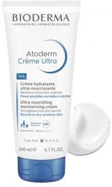 Bioderma Atoderm Creme Ultra Crema Corpo 200ml - Idratazione e Nutrimento Profondo per Pelle Normale e Secca