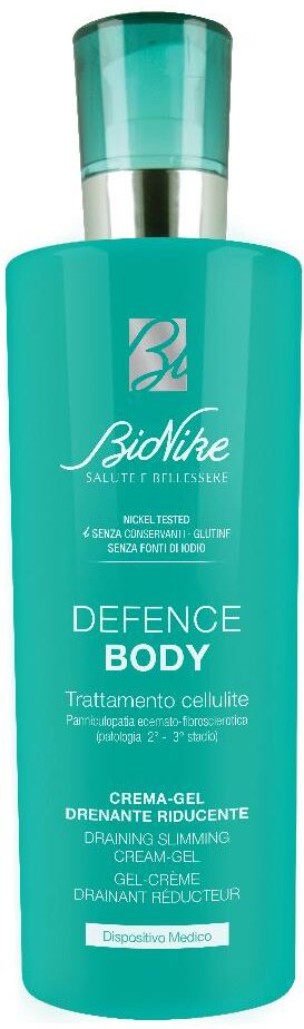 DEFENCE BODY TRATTAMENTO CELLULITE CREMA-GEL DRENANTE RIDUCENTE BIONIKE 400ML - Riduci la Cellulite con Efficacia e Freschezza