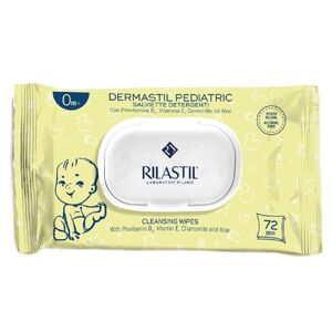 Ist.Ganassini Spa Rilastil Dermastil Pediatric Salviette 72 Pezzi - Salviette Umidificate per la Cura della Zona Pannolino