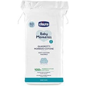 Chicco Baby Moments Quadrotti Morbido Cotone 60 Pezzi