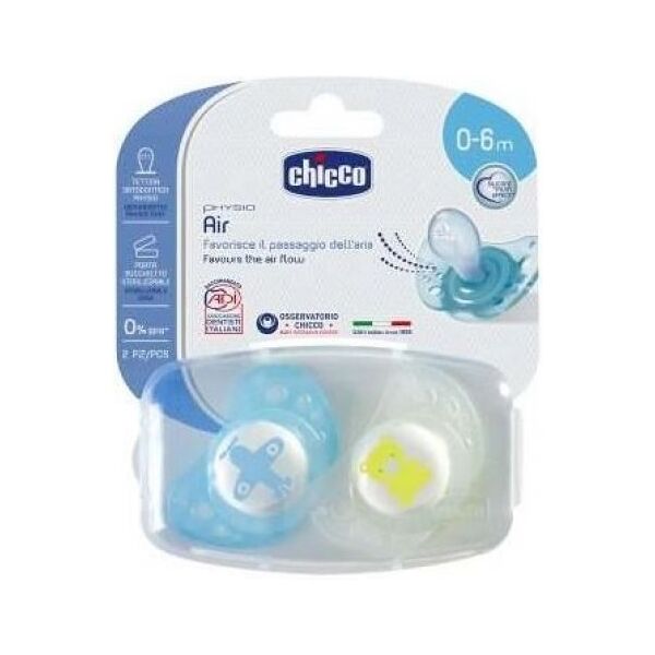 chicco succh.air silic.lum.0-6m 2pz